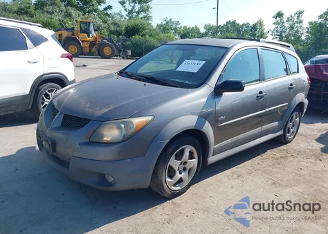 2004 Pontiac Vibe из США, поврежденный, VIN 5Y2SL62824Z424030